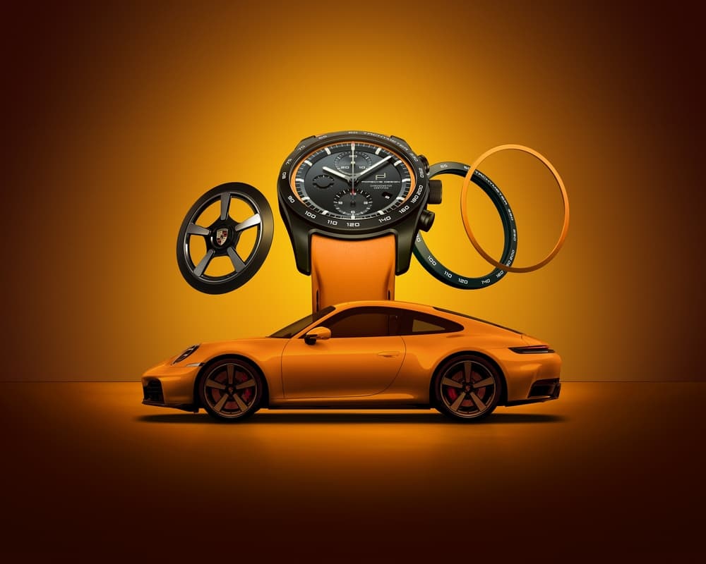 Two timepieces. True to the Porsche 911.