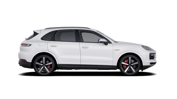 The Porsche Cayenne S in grey